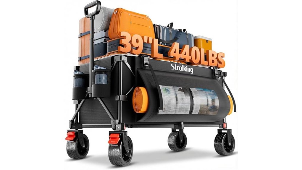 all terrain 220l collapsible cart