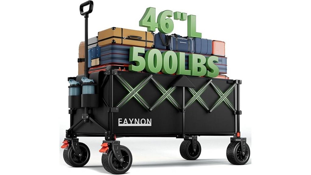 all terrain 500lb collapsible wagon