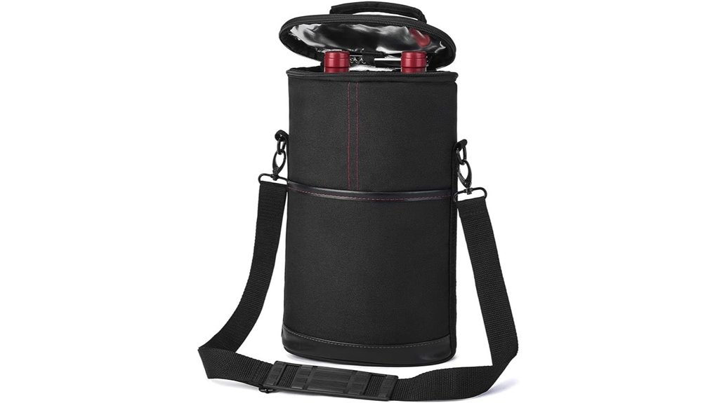 allcamp two bottle wine carrier