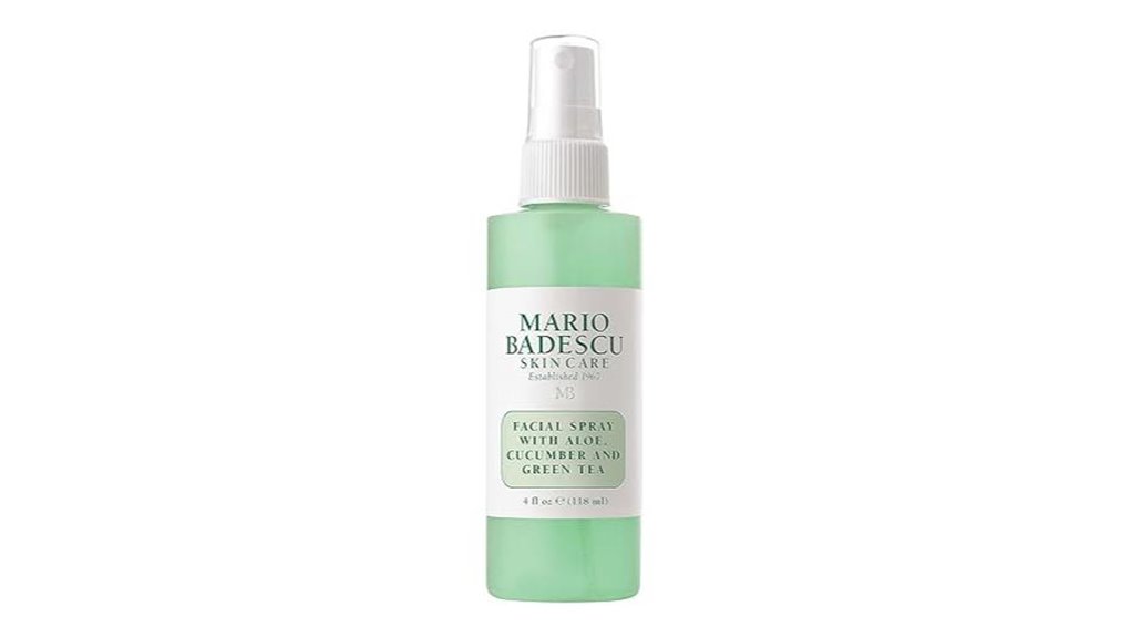 aloe cucumber green tea mist