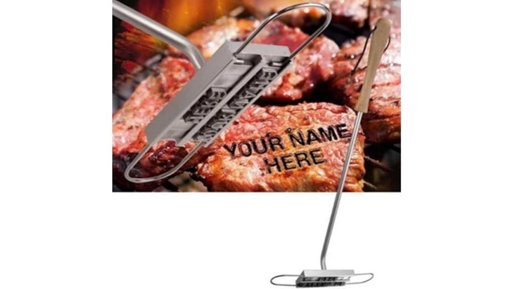 alphabetic bbq branding set