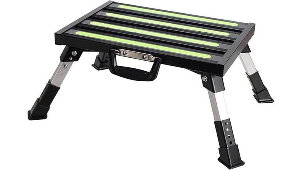 aluminum 4 level 1000lb stool