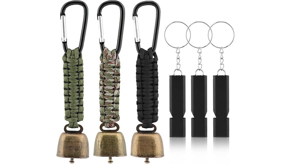aluminum bear bell whistle