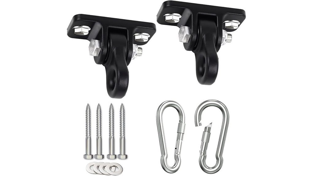 aluminum heavy duty swing hooks