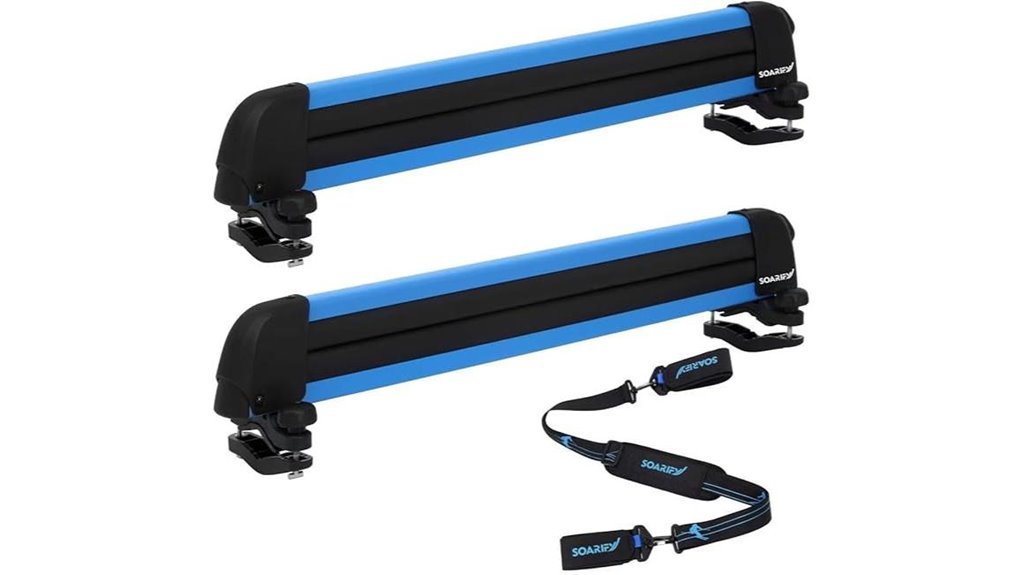 aluminum roof strap ski rack