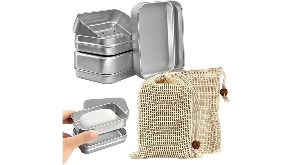 aluminum soap case cotton