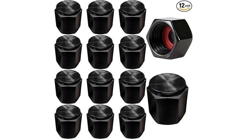 aluminum tire valve caps