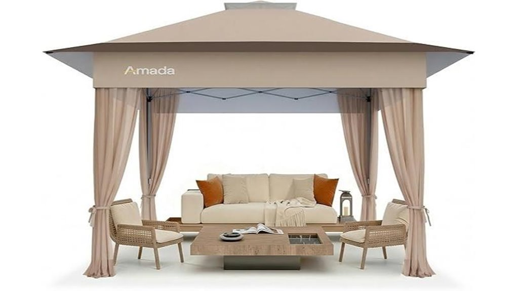 amada 13x13 pop up gazebo