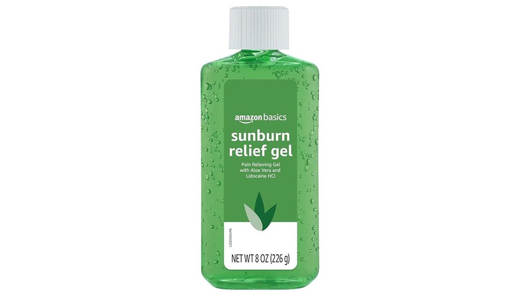amazon basics sunburn gel