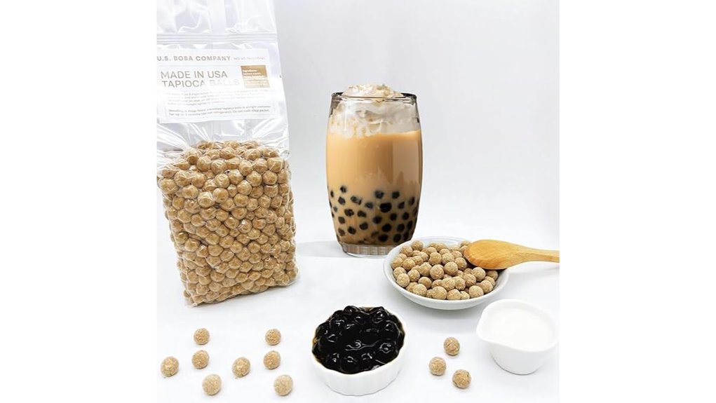 american unsweetened brown boba