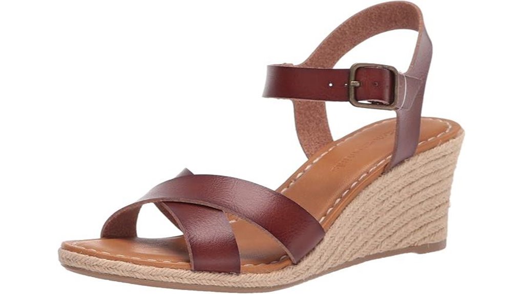 ankle strap espadrille wedge
