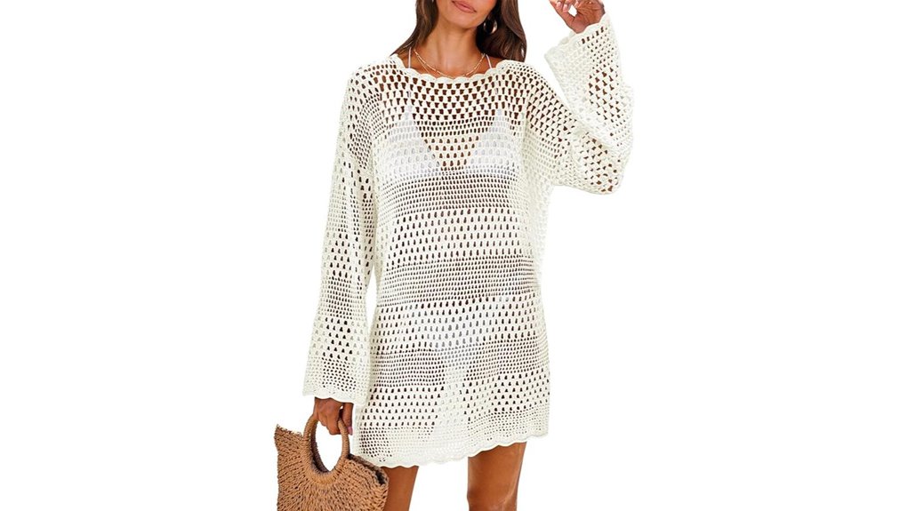 anrabess crochet women coverup