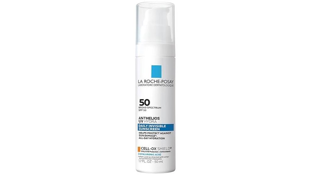 anthelios spf50 face sunscreen
