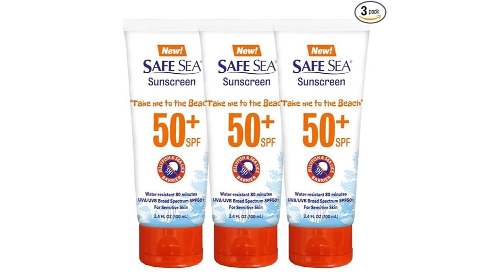 anti jellyfish spf50 sea sunscreen
