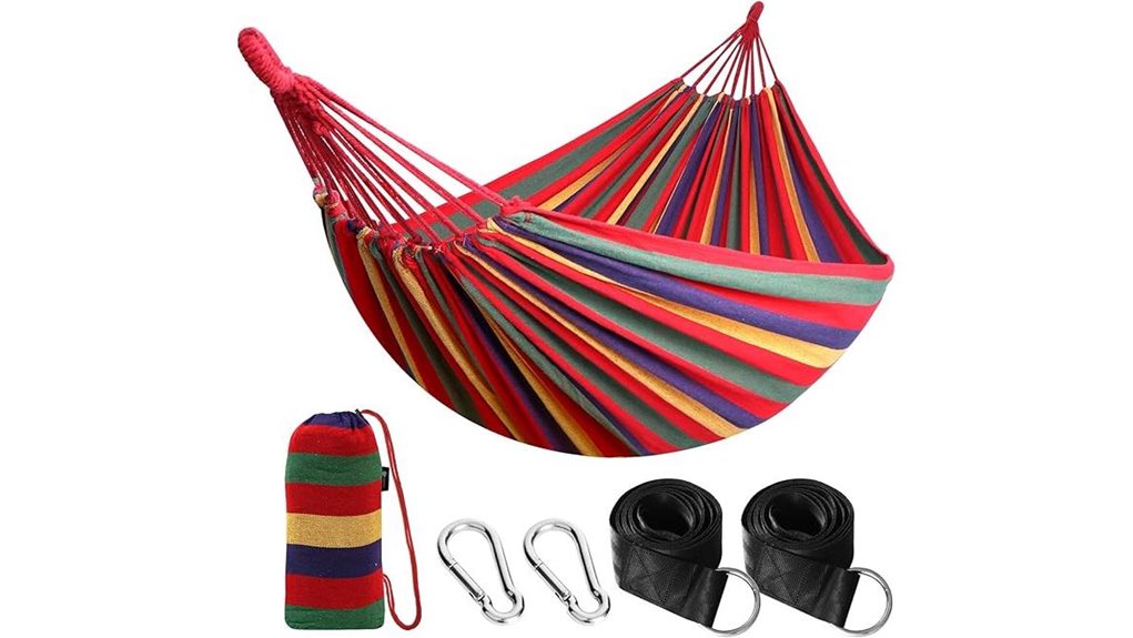 anyoo cotton hammock 660lb