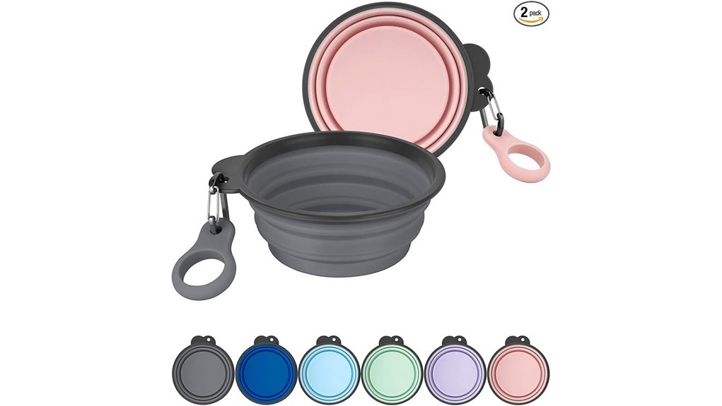 aonkey collapsible bowls carabiner