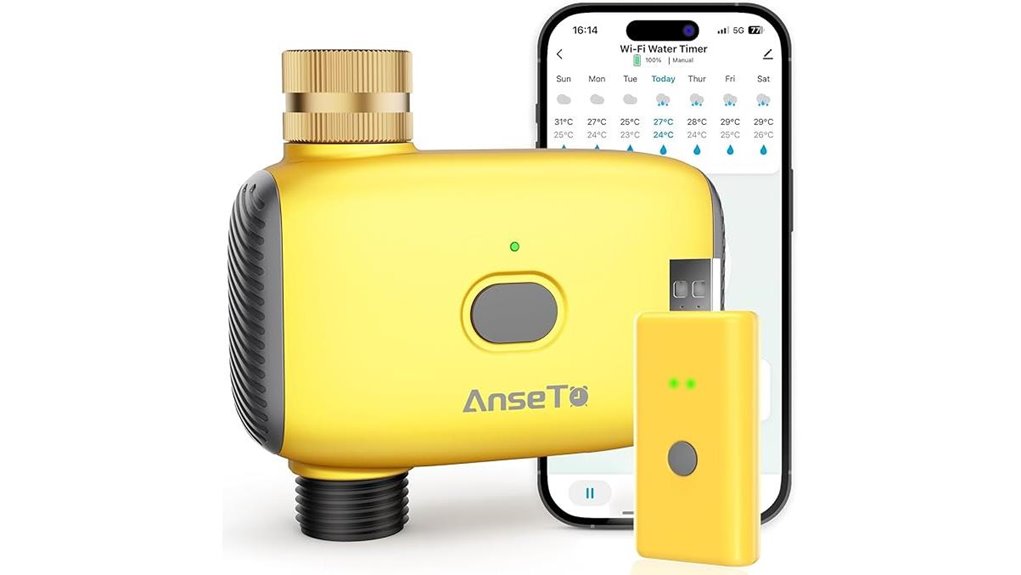 app controlled wifi sprinkler delay