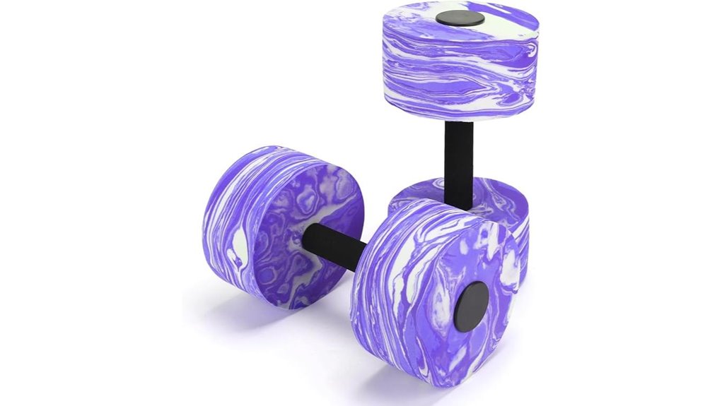 aquatic 2 pack foam dumbbells