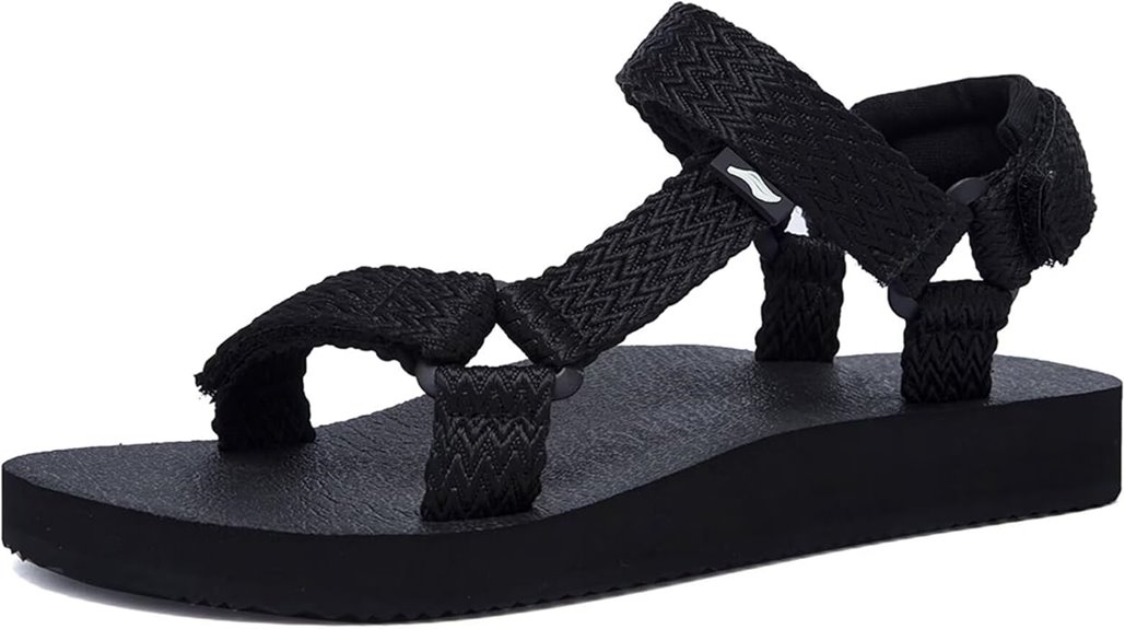 arch support water hiking sandals