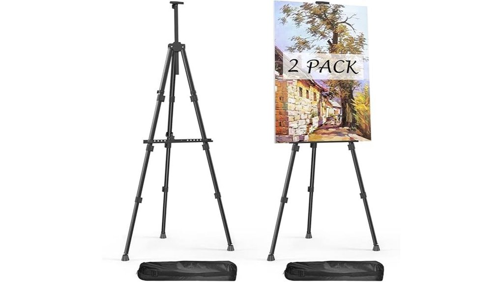 aredy 2 pack 66 inch easels