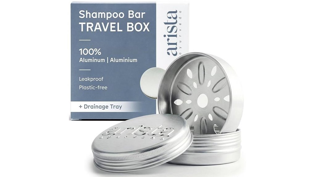 arista leakproof aluminum shampoo
