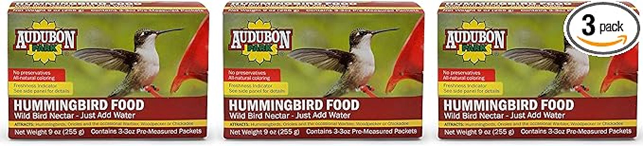 audubon park three packet hummingbird powder