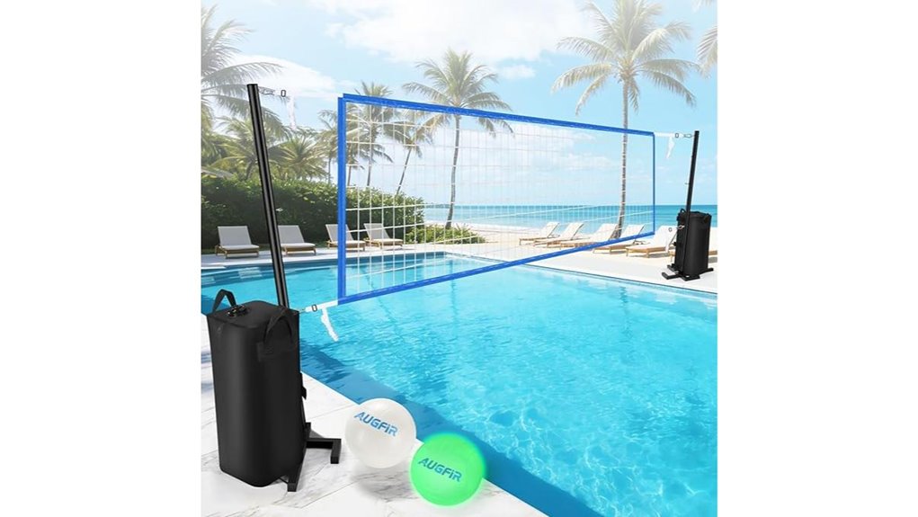 augfir pool volleyball set