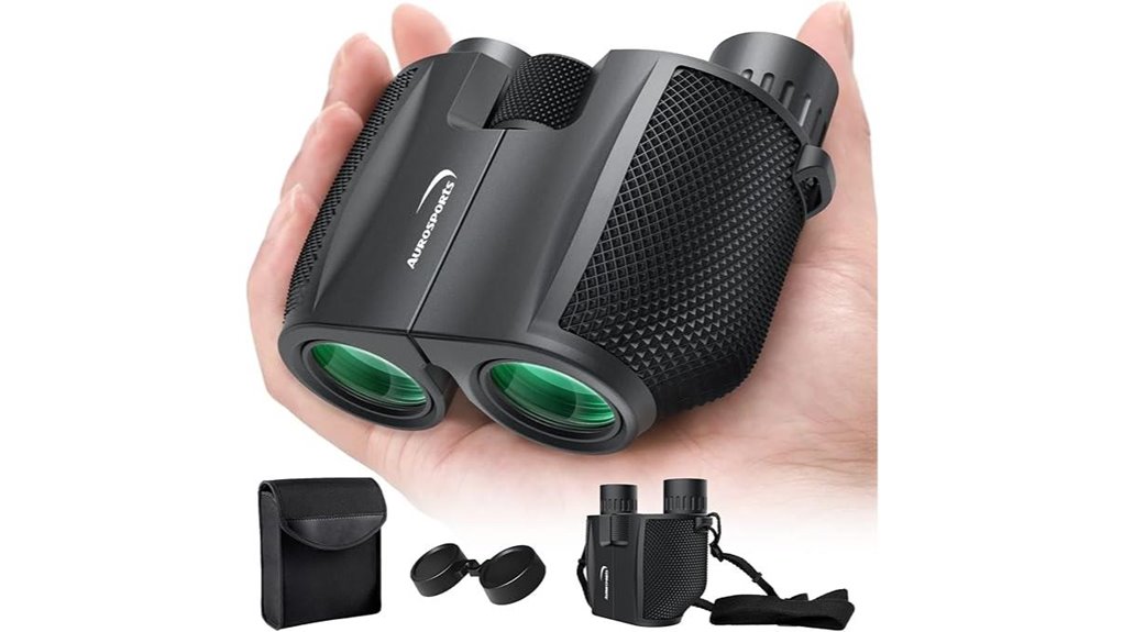 aurosports 10x25 compact binoculars