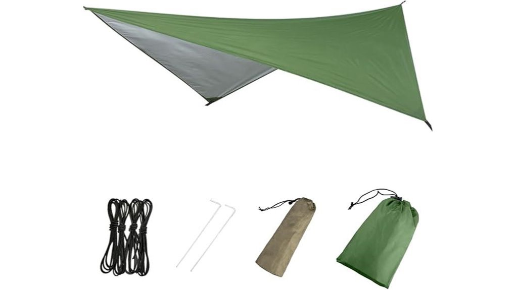azarxis waterproof tarp rainfly