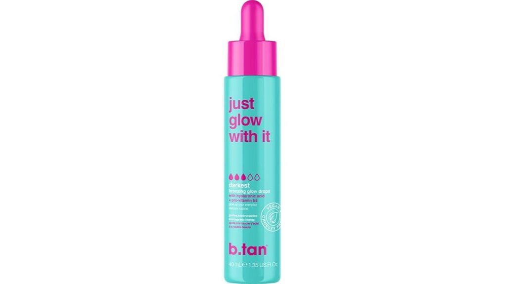 b tan dark tanning drops
