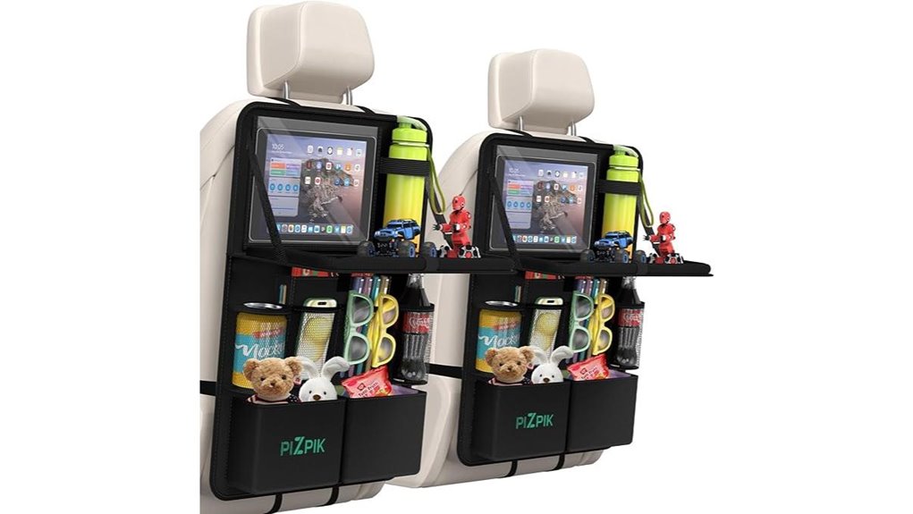 backseat organizer food tray