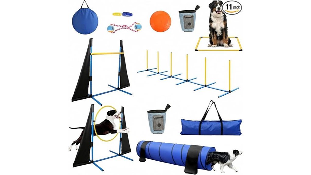backyard 11 piece agility course