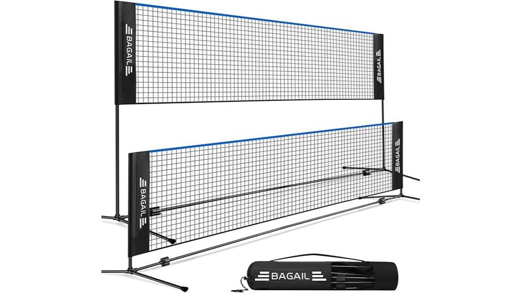 bagail foldable adjustable volleyball badminton