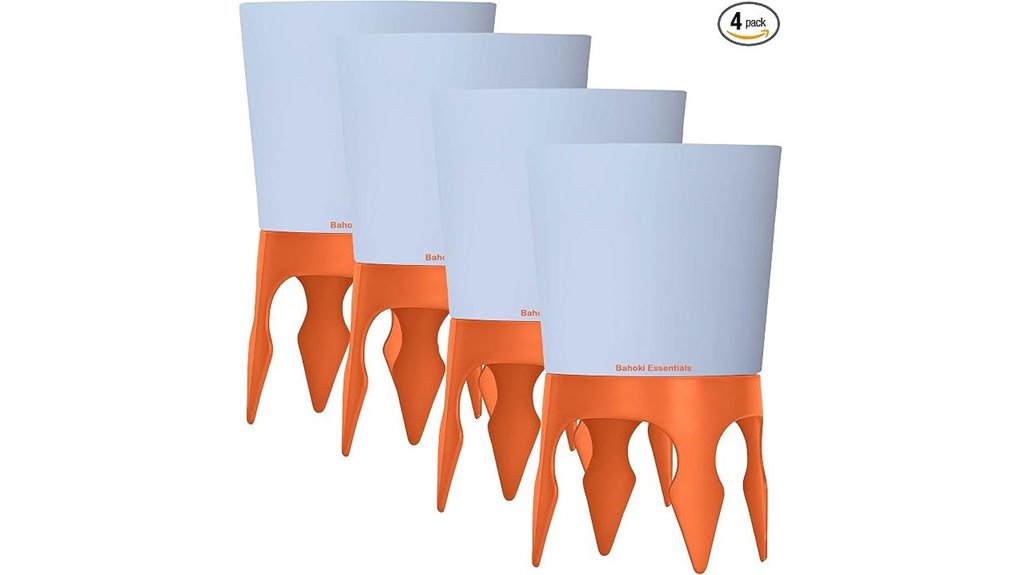 bahoki orange 4 pack holders
