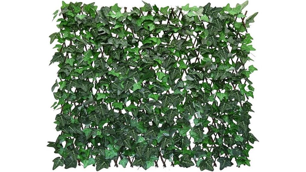 balcony privacy ivy fence