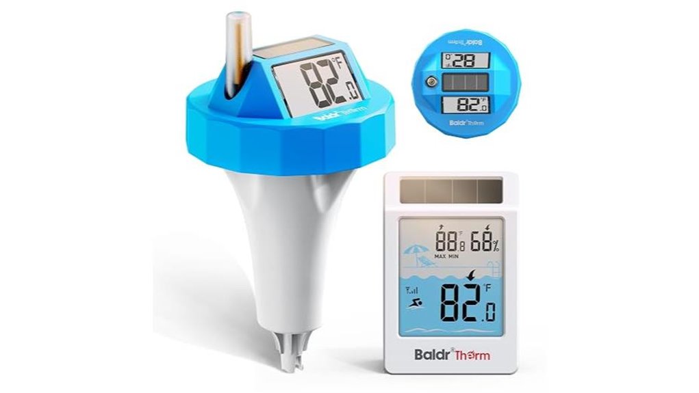 baldr solar powered pool thermometer