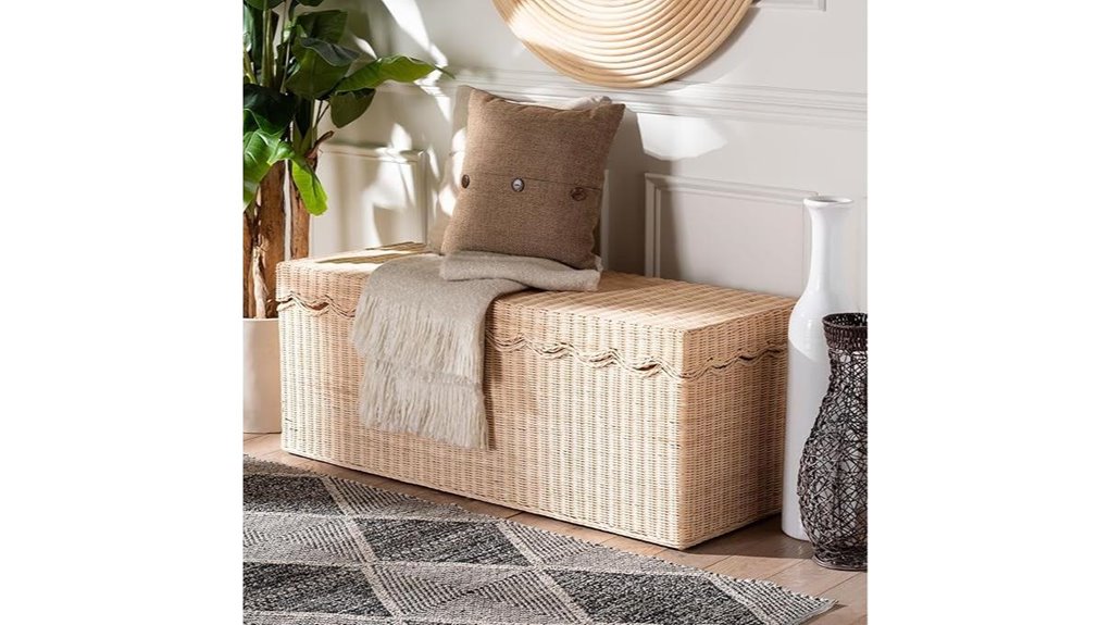 bali pari rattan bench