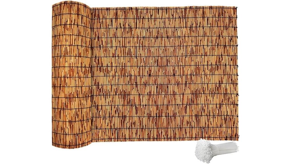 bamboo 4ft privacy screen