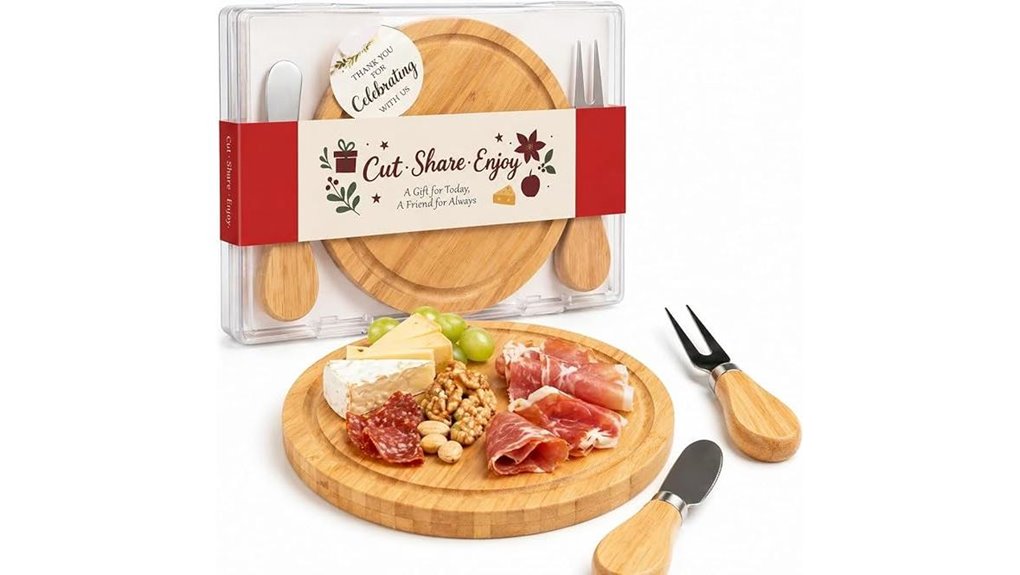 bamboo 6 inch cheese kit