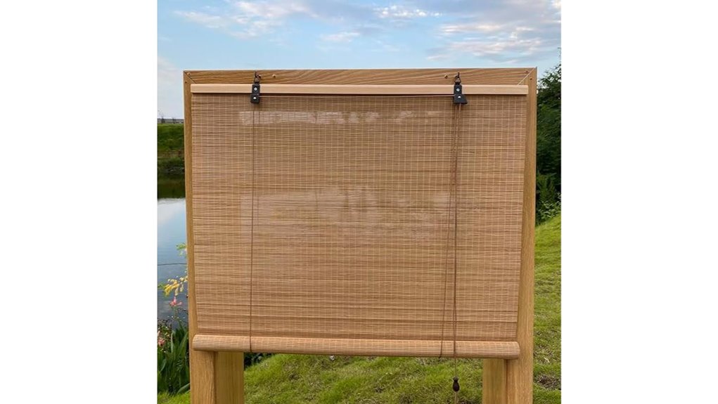 bamboo roman shades 24x48