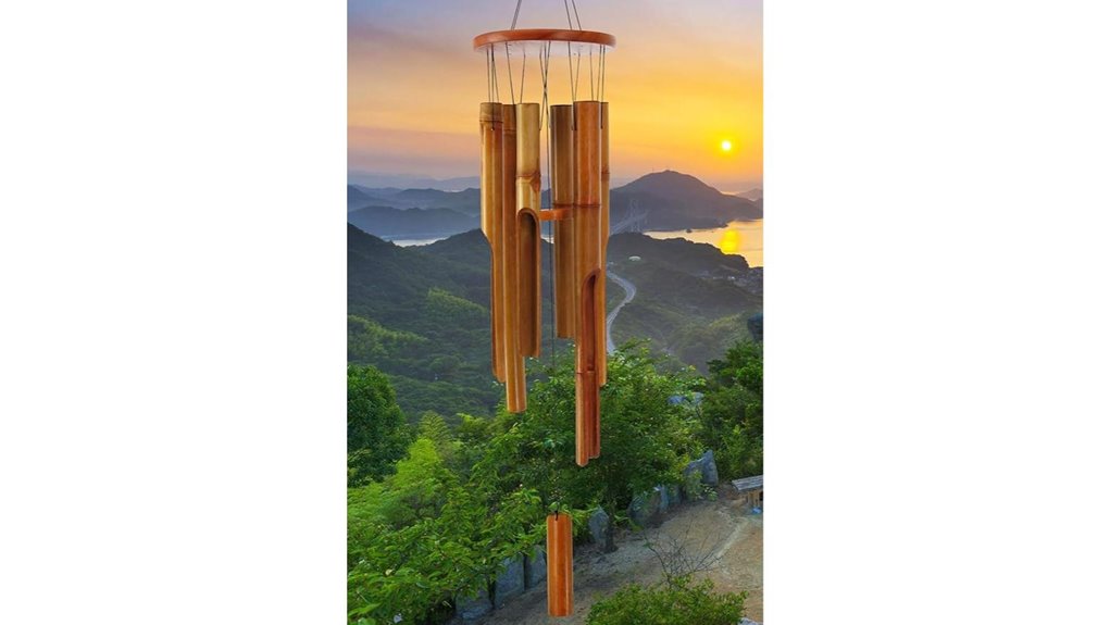 bamboo zen 38 inch chimes