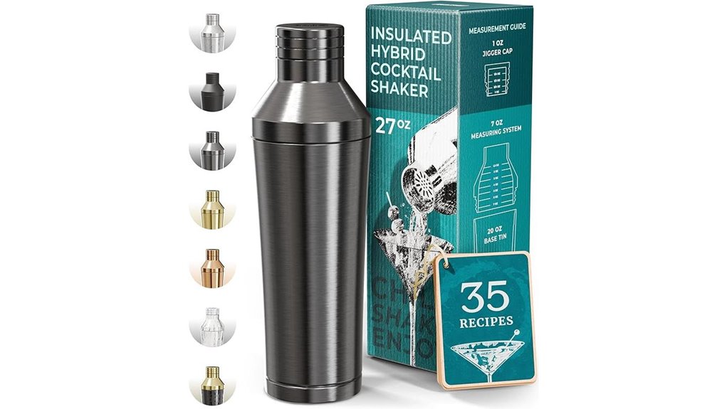 bare barrel insulated shaker