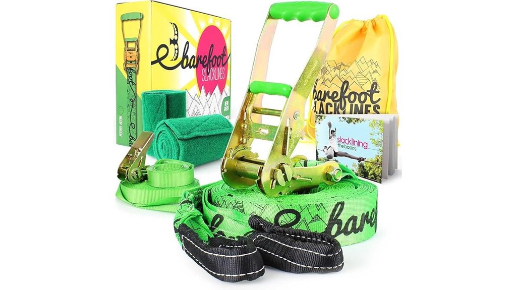barefoot 60ft slackline kit