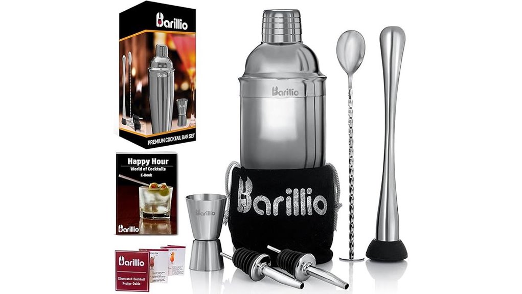 barillio 8 piece shaker set