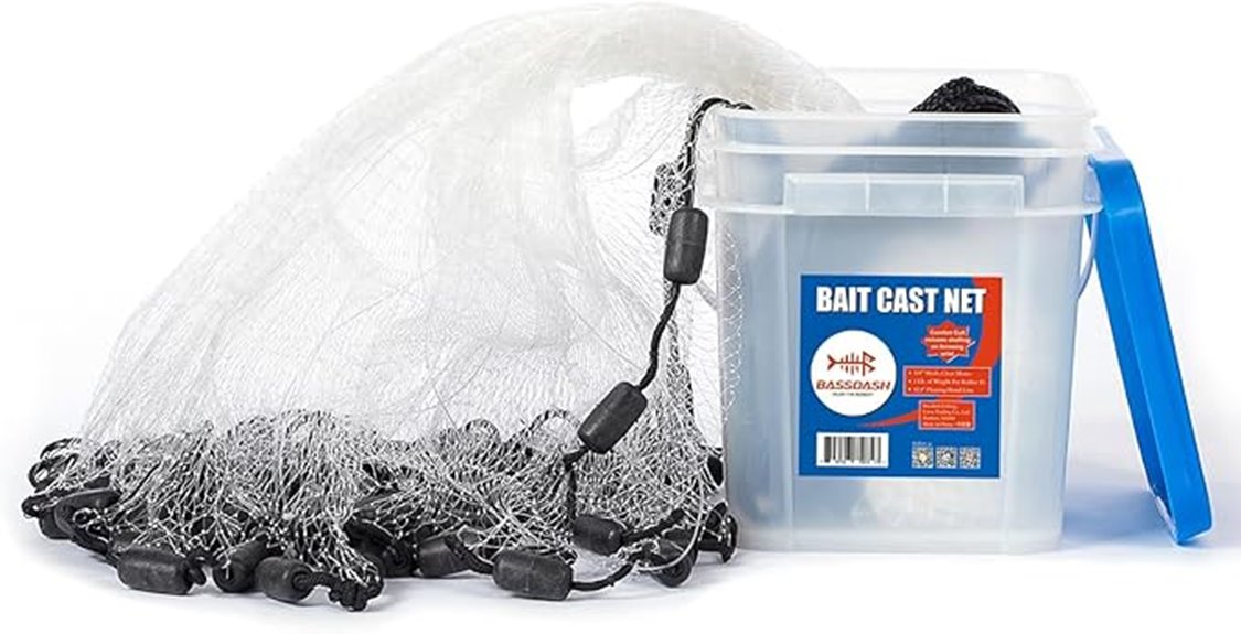 bassdash saltwater cast net