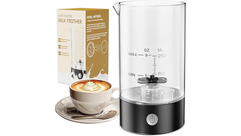 battery powered cold foam maker
