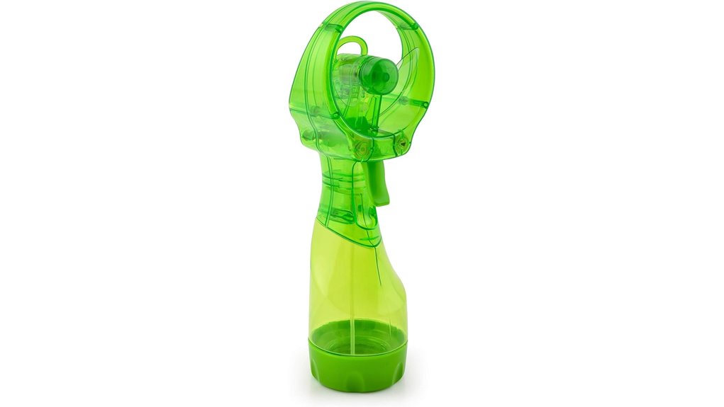 battery powered handheld misting fan