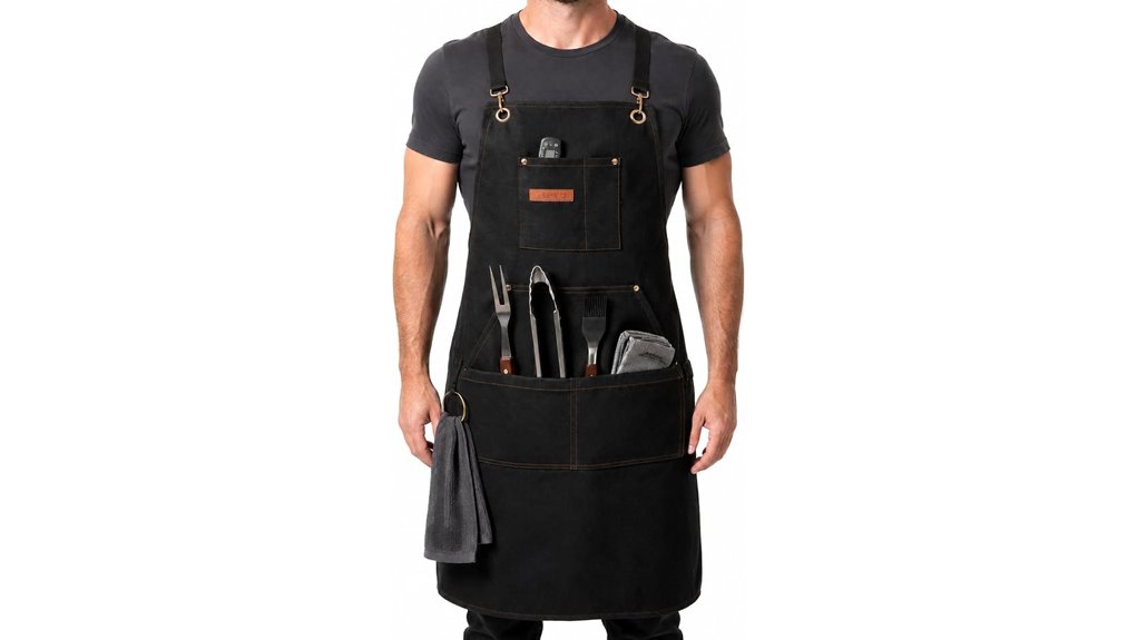 bbq apron multitool pockets