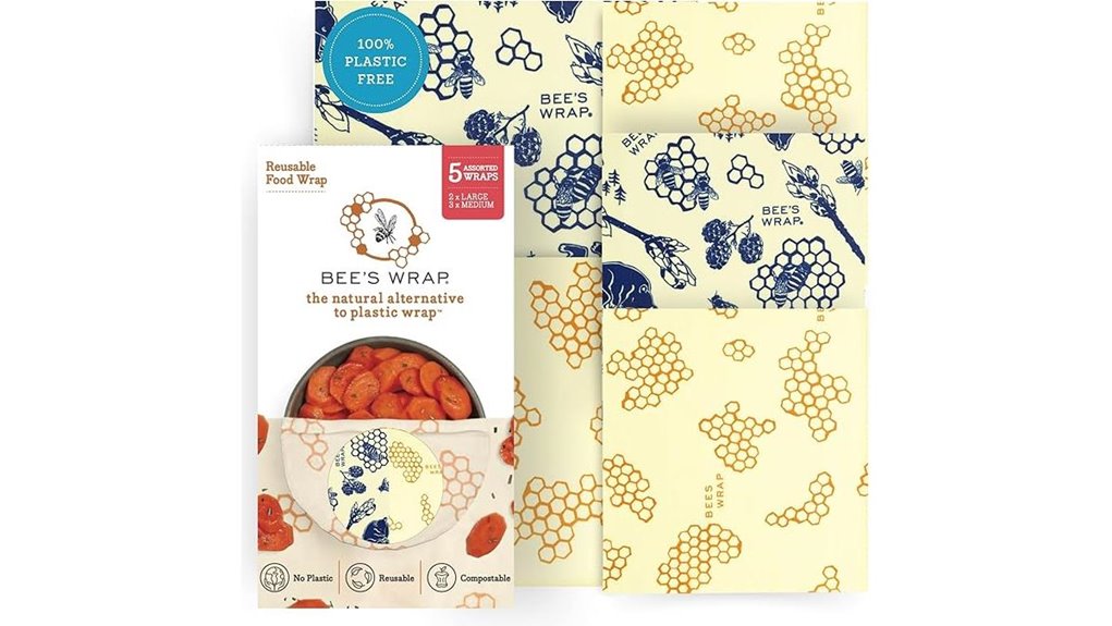 bee s wrap 5 pack set