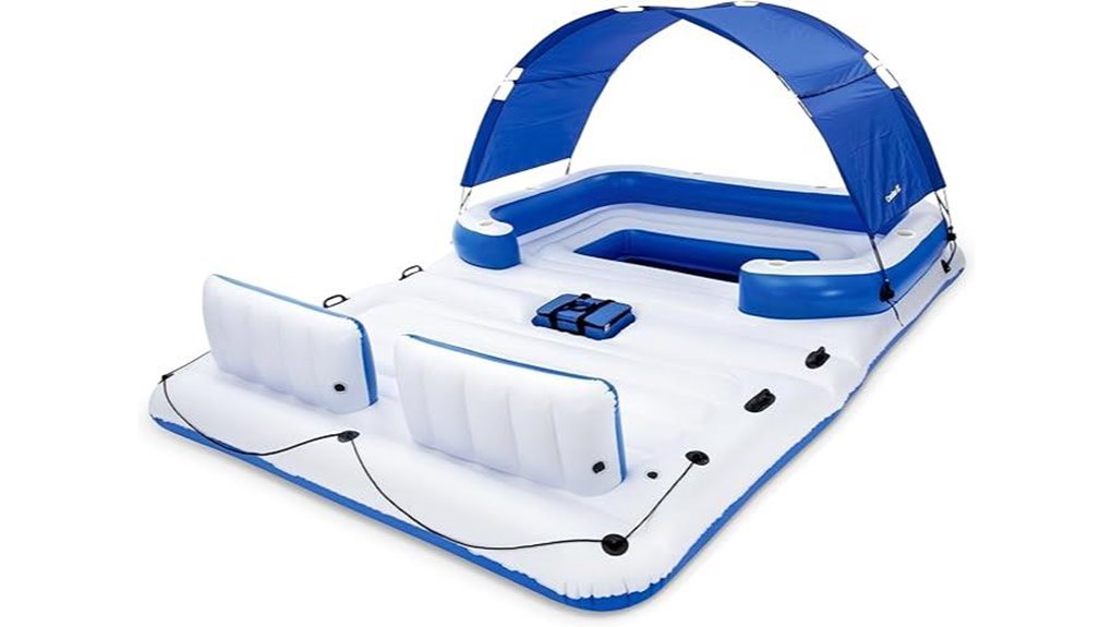 bestway six person tropical float